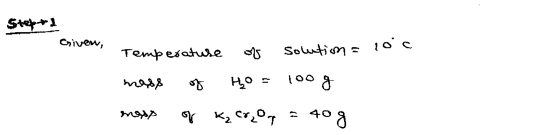 Chemistry homework question answer, step 1, image 1